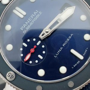 Dong Ho Panerai Submersible GMT Luna Rossa Titanio PAM01507 Rep 11 Mau Xanh Navy VSF 42mm 8
