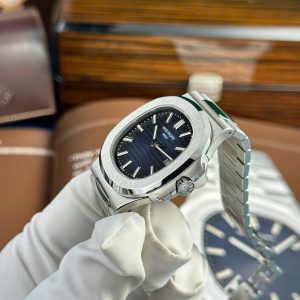 Đồng Hồ Patek Philippe Tinh Chỉnh Cao Cấp Nhất Nautilus 5811 Mặt Xanh Blue 40mm (9)