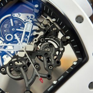 Đồng Hồ Richard Mille Rep 1 1 RM055 Bubba Watson Chế Tác Vỏ Gốm Trắng Xưởng ZF 42,7x49,9mm (1)