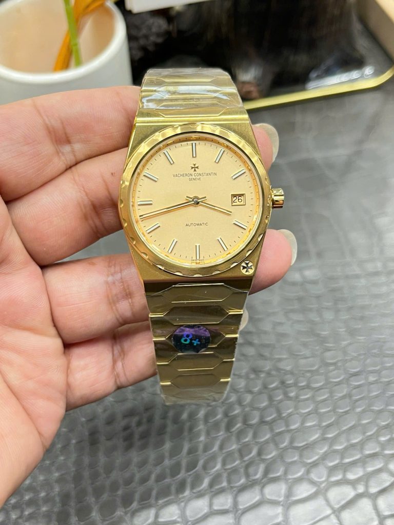 Đồng Hồ Vacheron Constantin Chế Tác Historiques 222 Cao Cấp Nhất Mặt Vàng 8F 37mm (7)