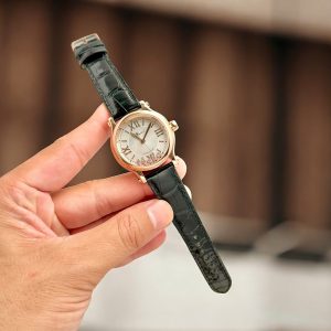 Đồng Hồ Chopard Happy Sport Replica Cao Cấp Nữ Dây Da Máy Cơ Automatic 36mm (6)