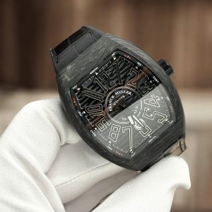 Đồng Hồ Franck Muller Vanguard V45 Replica Cao Cấp Carbon Đen Rep 11 Nhà Máy ABF 45mm (4)