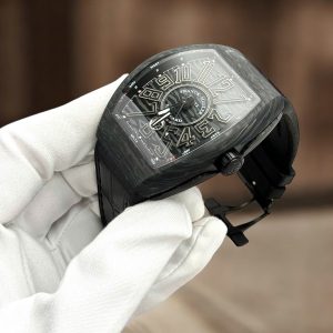 Đồng Hồ Franck Muller Vanguard V45 Replica Cao Cấp Carbon Đen Rep 11 Nhà Máy ABF 45mm (4)