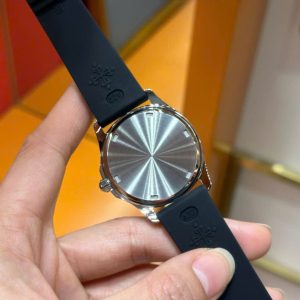 Đồng Hồ Patek Philippe Nữ Đính Đá Màu Đen Aquanaut 5067 Dây Cao Su Nhà Máy PPF 35,6mm (2)