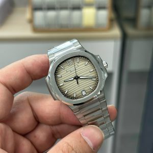 Đồng Hồ Patek Philippe Nautilus 7118 Nữ Dây Thép Mặt Xám Máy Thuỵ Sỹ Xưởng 3K 35,2mm (1)