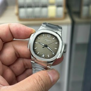 Đồng Hồ Patek Philippe Nautilus 7118 Nữ Dây Thép Mặt Xám Máy Thuỵ Sỹ Xưởng 3K 35,2mm (3)