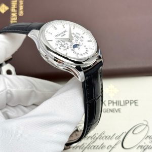 Đồng Hồ Patek Philippe Replica 11 Grand Complications 5327G Mặt Trắng Dây Da 40mm (1)