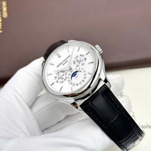 Đồng Hồ Patek Philippe Replica 11 Grand Complications 5327G Mặt Trắng Dây Da 40mm (1)