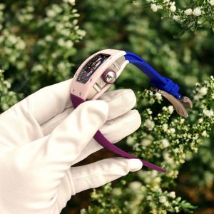 Đồng Hồ Richard Mille RM07-01 Pastel Pink Vỏ Gốm Replica Cao Cấp Nữ 36mm (7)