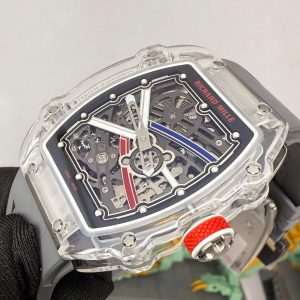 Đồng Hồ Richard Mille RM67-02 Chế Tác Vỏ Sapphire Trong Suốt Máy Tinh Chỉnh 37mm (5)
