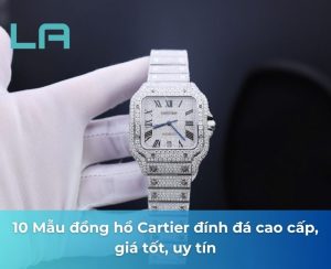đồng hồ cartier đính đá