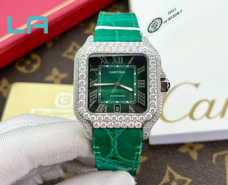 đồng hồ cartier đính đá đồng hồ cartier đính đá