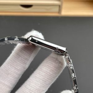 Đồng Hồ Cartier Replica 11 Tank Diamonds Nam Đính Đá Máy Pin Nhà Máy AF 31x40mm (1)