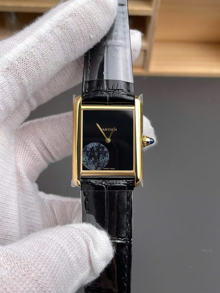 Đồng Hồ Cartier Replica 11 Tank Louis WGTA0091 Máy Pin Xưởng AF Nữ 33,7x25,5mm (4)