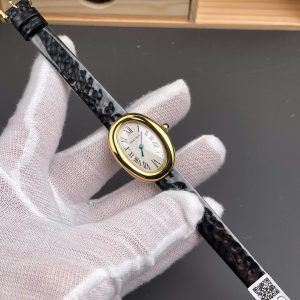 Đồng Hồ Cartier Replica Cao Cấp Baignoire WGBA0017 Nữ Dây Da AF Factory 24,6x18,7mm (9)