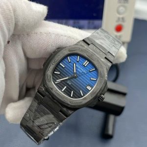 Dong Ho Patek Philippe Rep 11 Natilus 5711 DIW Carbon Mau Den Mat Xanh Sieu Nhe 40mm 7