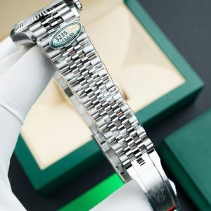Dong Ho Rolex Che Tac DateJust 126234 Mat Xa Cu Kham Trai Trang Nha May Clean Nam 36mm 2