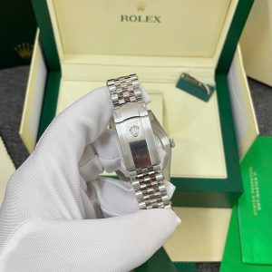 Đồng Hồ Rolex Chế Tác DateJust 126334 Mặt Khảm Trai Trắng Dây Jubille Xưởng Clean 41mm (5)