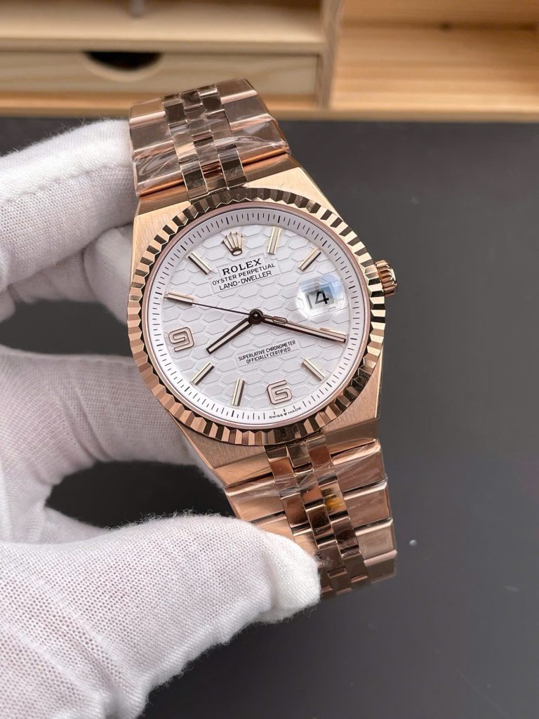 Dong Ho Rolex Land Dweller 127235 Rep 11 Mat So Trang Hoa Tiet To Ong 40mm 2