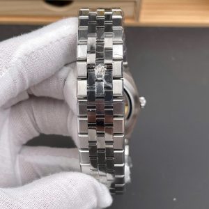 Đồng Hồ Rolex Land-Dweller 127336 Rep 11 Mặt Số Xanh Băng Họa Tiết Tổ Ong 40mm (6)