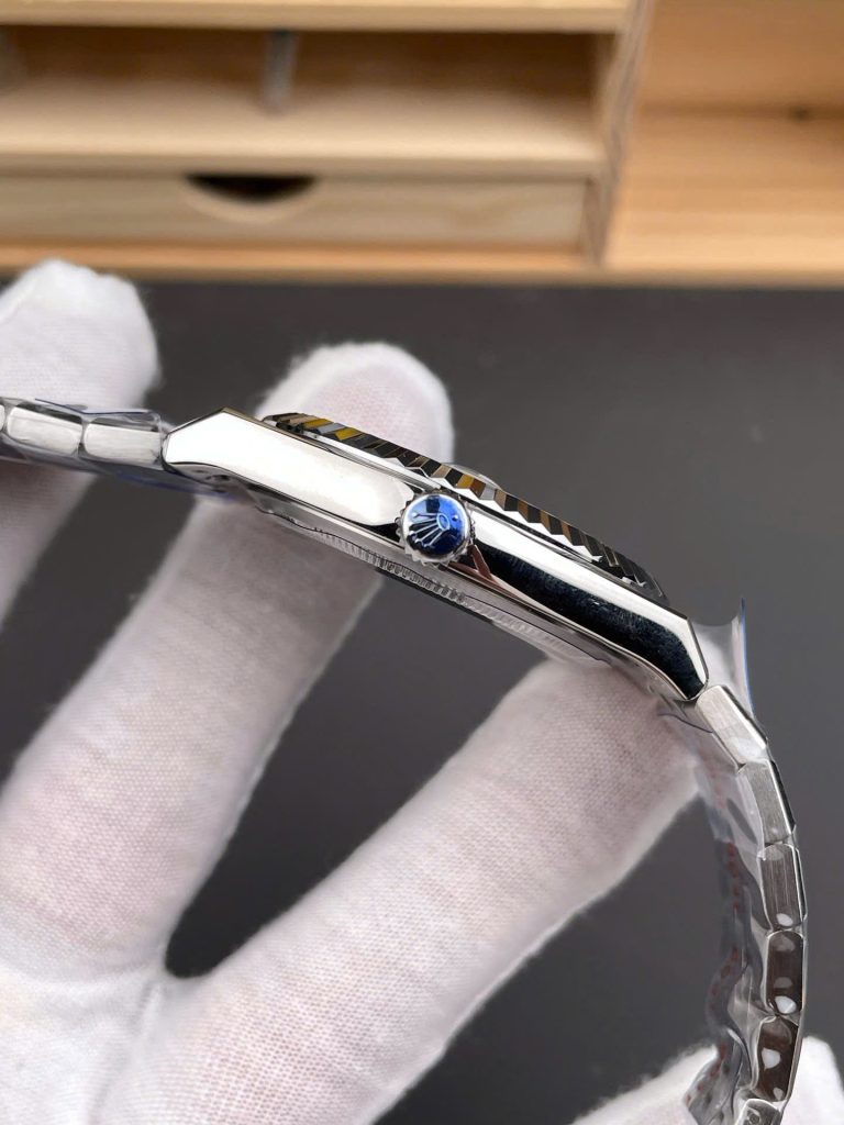 Dong Ho Rolex Land Dweller 127336 Rep 11 Mat So Xanh Bang Hoa Tiet To Ong 40mm 5