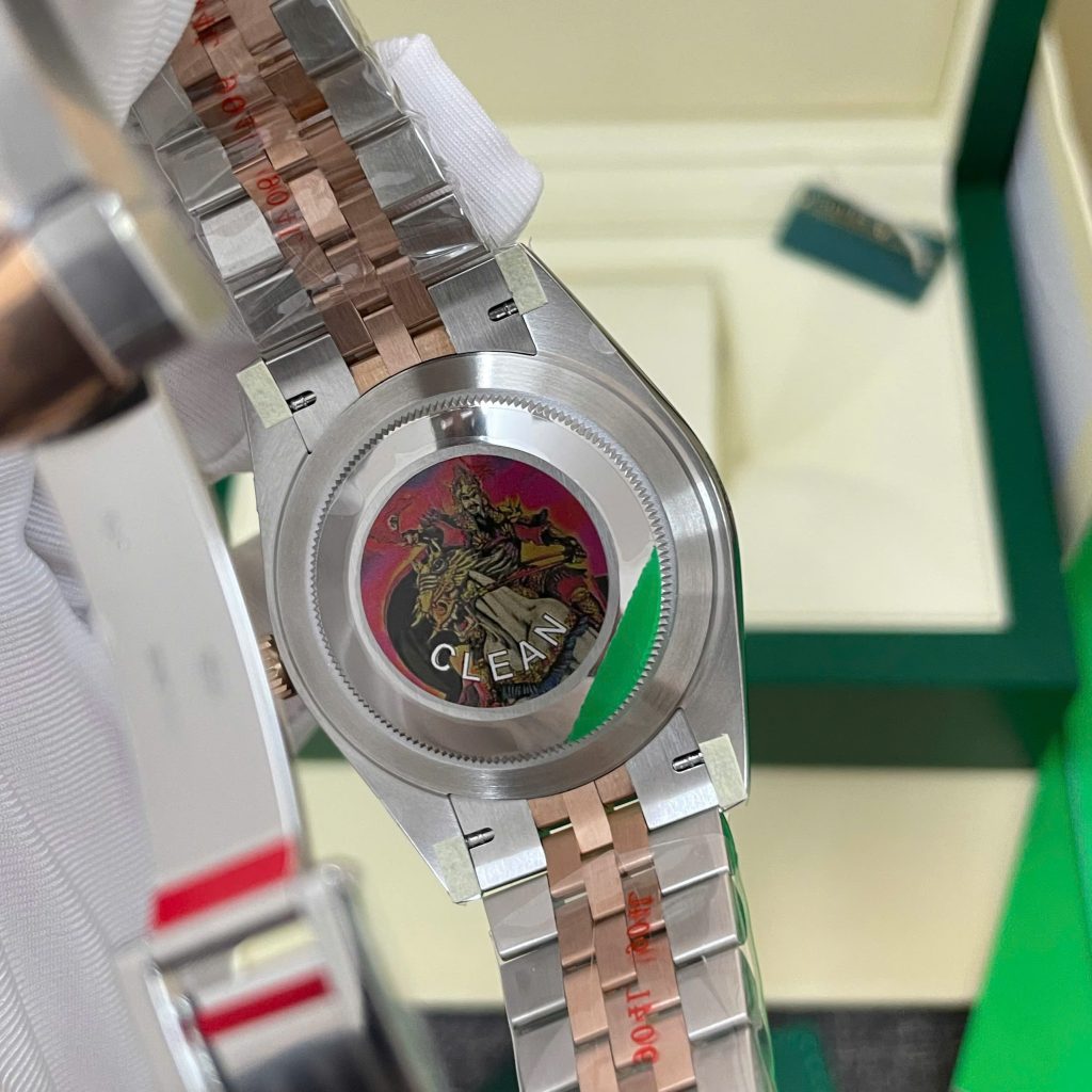 Dong Ho Rolex Rep 1 1 DateJust 126331 Mat So Kham Trai Trang Nha May Clean 41mm 6