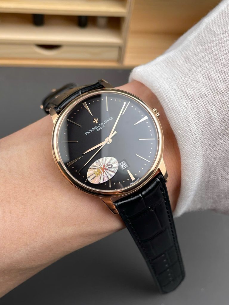 Dong Ho Vacheron Constantin Replica 11 Patrimony 85180 Nam Day Da Mau Den Xuong MKS 40mm 6