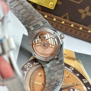 Dong Ho Audemars Piguet Royal Oak 77450 Nu Day Thep May Co Mat Xanh Bang OMF 34mm 10