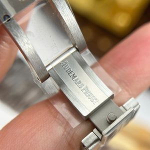 Dong Ho Audemars Piguet Royal Oak 77450 Nu Day Thep May Co Mat Xanh Bang OMF 34mm 13