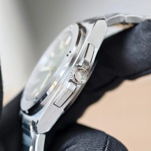 Dong Ho IWC Schaffhausen Ingenieur Replica Cao Cap Nhat Mat Xanh La Nha May V7 40mm 4