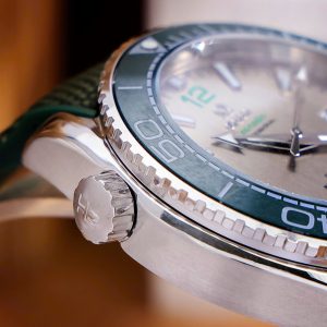 Dong Ho Omega Fake Cao Cap Planet Ocean 600M May Nhat Mau Xanh 42mm 2