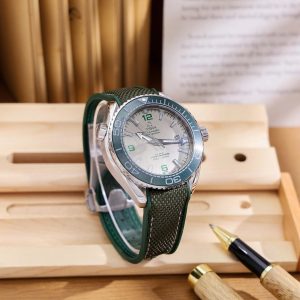 Dong Ho Omega Fake Cao Cap Planet Ocean 600M May Nhat Mau Xanh 42mm 7