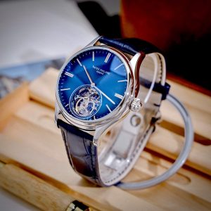 Đồng Hồ Patek Philippe Cơ Lộ Máy Nam Dây Da Màu Xanh Dương Máy Nhật 43mm (1)