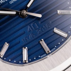 Dong Ho Patek Philippe Nautilus 5711 40th Anniversary Mat Xanh Blue Dinh Da Tinh Chinh BBF 44mm 19