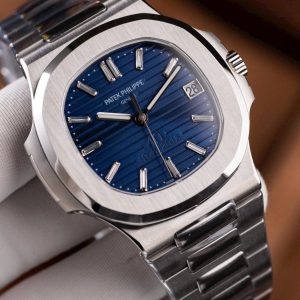 Đồng Hồ Patek Philippe Nautilus 5711 40th Anniversary Mặt Xanh Blue Đính Đá Tinh Chỉnh BBF 44mm (5)