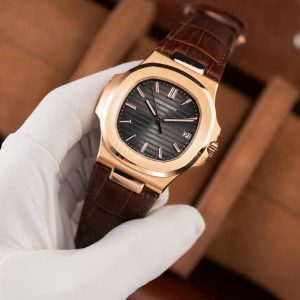 Đồng Hồ Patek Philippe Nautilus 5711 Tinh Chỉnh Nhà Máy BBF Dây Da Nâu 40mm (16)