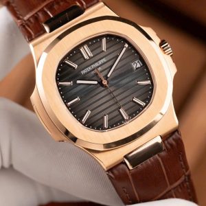 Đồng Hồ Patek Philippe Nautilus 5711 Tinh Chỉnh Nhà Máy BBF Dây Da Nâu 40mm (16)