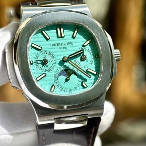 Đồng Hồ Patek Philippe Nautilus 5740G Chế Tác Cao Cấp Nhất Mặt Xanh Tiffany 40mm (1)