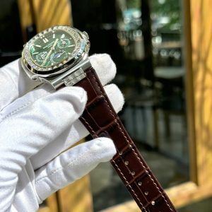Đồng Hồ Patek Philippe Nautilus 5740G Chế Tác Nam Đính Đá Mặt Xanh Lá Cây 40mm (6)