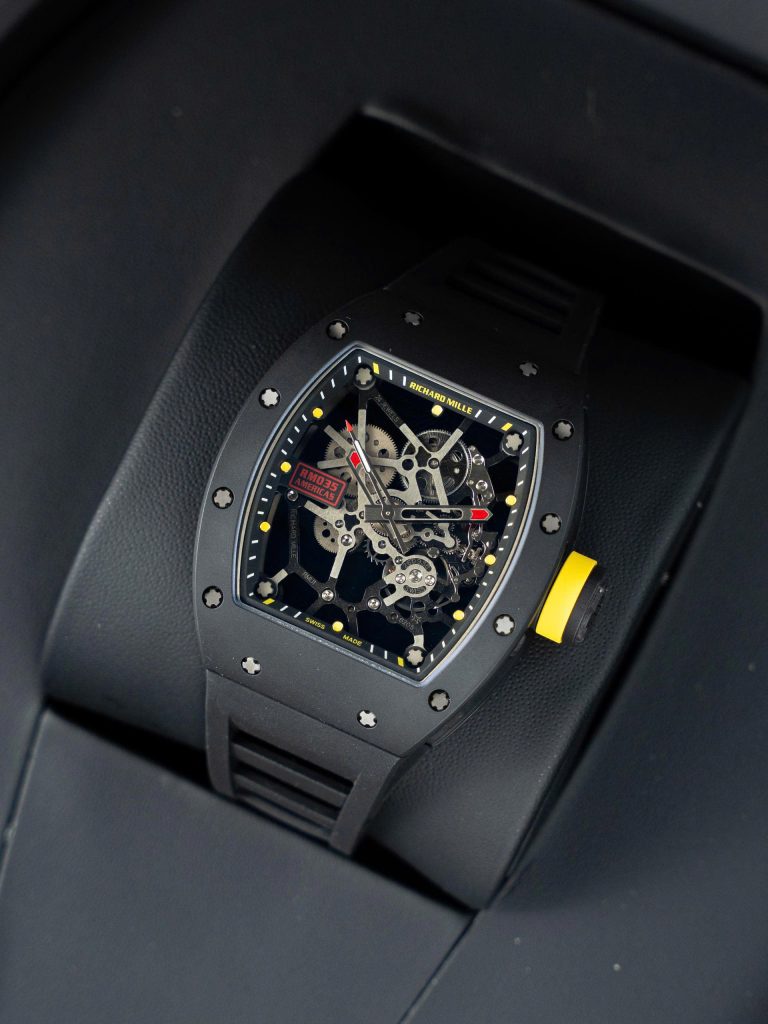 Đồng Hồ Richard Mille RM035 Nadal Americas Limited Edition Vỏ Gốm Đen 40x48mm (1)
