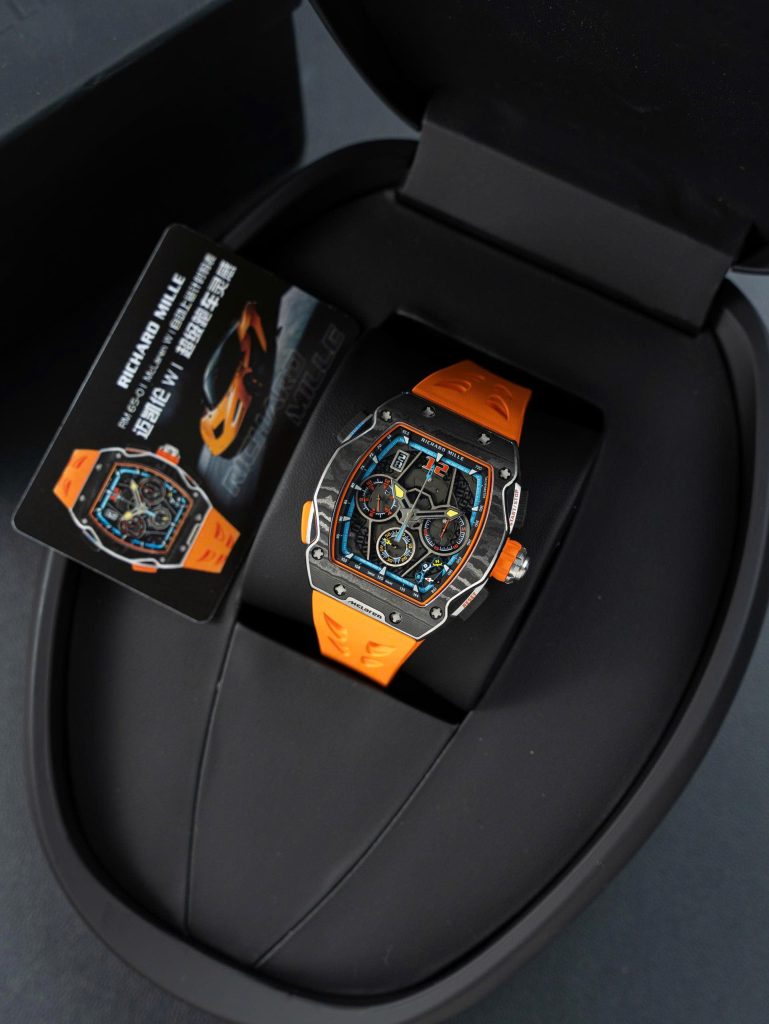 Đồng Hồ Richard Mille Rep 11 RM65-01 McLaren W1 Split-Seconds Chronograph Màu Cam 44mm (1)