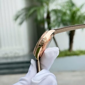 Dong Ho Rolex Cellini Dual Time Boc Vang Hong 18K Day Da Cao Cap Nhat 39mm 7