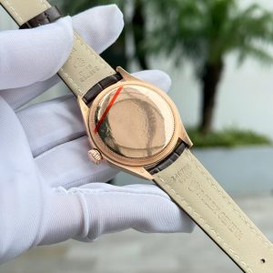 Dong Ho Rolex Cellini Dual Time Boc Vang Hong 18K Day Da Cao Cap Nhat 39mm 8