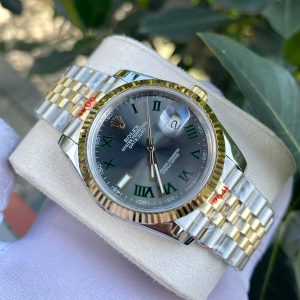 Đồng Hồ Rolex DateJust Fake Máy Cơ Nhật Mặt Số Wimbledon Dây Jubilee 41mm (6)