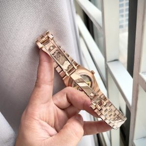 Dong Ho Rolex Land Dweller Fake Cao Cap Mau Vang Hong Mat Trang May Nhat 40mm 8