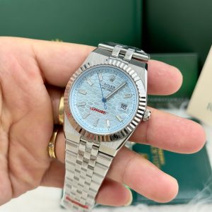 Dong Ho Rolex Land Dweller Fake Cao Cap May Co Nhat Mat Xanh Bang To Ong 40mm 7