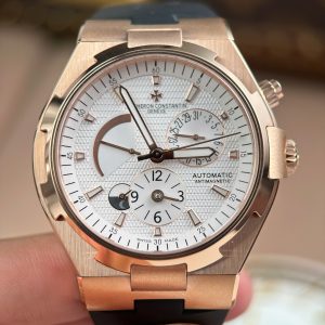 Đồng Hồ Vacheron Constantin Overseas Dual Time 47450 Màu Vàng Hồng Xưởng 9F 42mm (10)