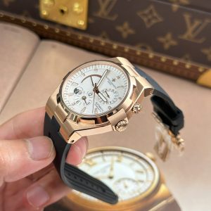 Đồng Hồ Vacheron Constantin Overseas Dual Time 47450 Màu Vàng Hồng Xưởng 9F 42mm (10)