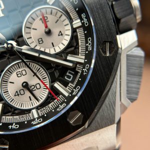 Đồng Hồ Audemars Piguet Rep 11 Royal Oak Offshore Chronograph 26420 Mặt Đen Máy Thụy Sỹ Xưởng APP 43mm (2)