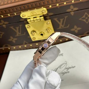 Đồng Hồ Chopard Alpine Eagle Chế Tác Mạ Vàng Hồng Mặt Xanh Dương Nhà Máy GH 41mm (2)